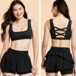 Blogilates Black‎ Strappy Back Sports Bra